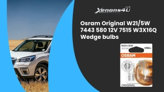 Osram W3X16Q Wedge Bulb