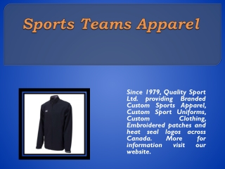 Sports Teams Apparel