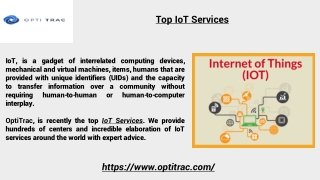 Top IoT Services