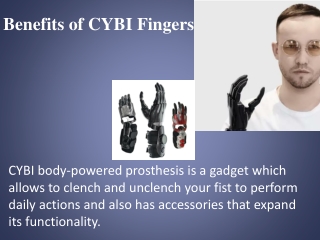Benefits of CYBI Fingers