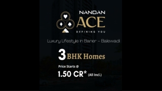 Nandan Ace Balewadi, 3 BHK Luxury Abode at Balewadi Pune