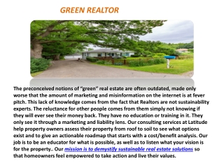 GREEN REALTOR