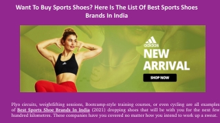Want To Buy Sports Shoes Here Is The List Of Best Sports Shoes Brands In India