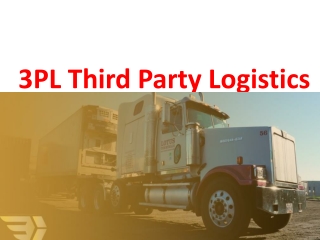 3PL Third Party Logistics