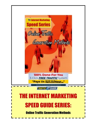 Online Traffic Generation Methods