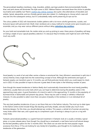 Does Your endless love necklace Pass The Test? 7 Things You Can Improve On Today