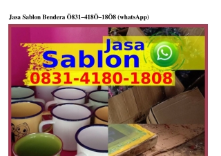 Jasa Sablon Bendera