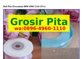 Beli Pita Peresmian O8ᑫᏮ~ㄐᑫᏮO~IIIO[WA]