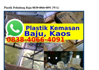 Plastik Pelindung Baju