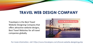 TRAVEL WEB DESIGN COMPANY