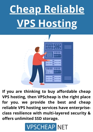 Cheap Reliable VPS Hosting