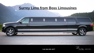 Surrey Limo from Boss Limousines