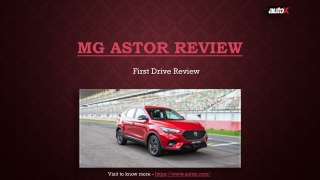 MG Astor review | MG Astor Car review – autoX