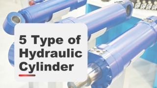 5 Type of Hydraulic jack Cylinder