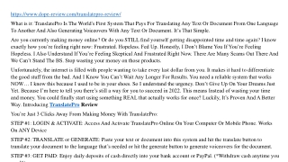 TranslatePro Review