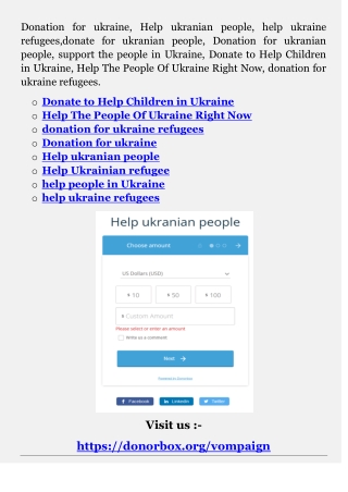 Help Ukrainian refugee