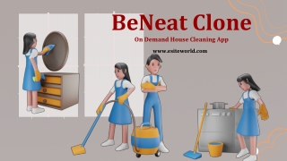 BeNeat Clone - On Demand House Cleaning App