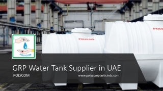 GRP Water Tank Supplier in UAE