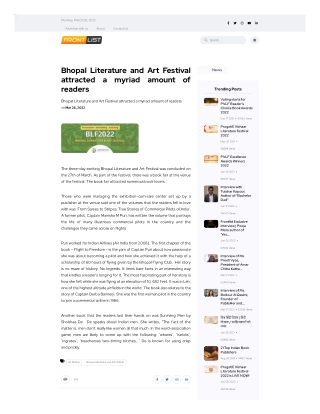Bhopal Literature and Art Festival attracted a myriad amount of readers