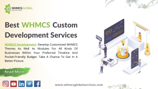 Best WHMCS Custom Development Services