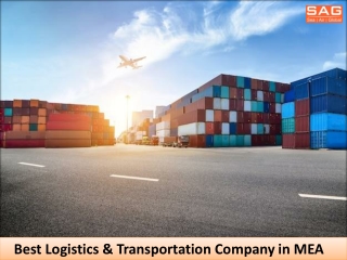 Best Logistics & Transportation Company in MEA