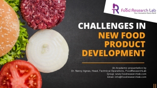 Challenges in New Food Product Development