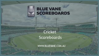 Buy Cricket scoreboards from Blue vane