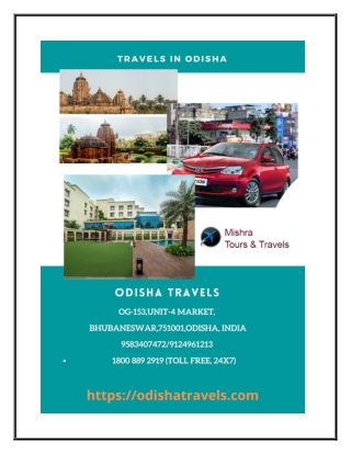 Fix your tailormade itinerary with our cost-effective travels in Odisha packages