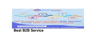 Best B2B Service