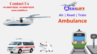 Utilize Secure Medical Emergency Air Ambulance in Kolkata and Bangalore at Low Budget