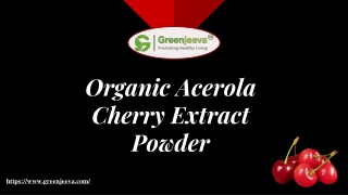 Organic Acerola Cherry Extract Powder