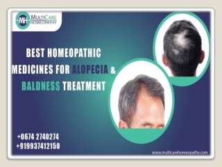 Best Homeopathic Medicine for ALOPECIA & BALDNESS Treatment- Multicare Homeopath