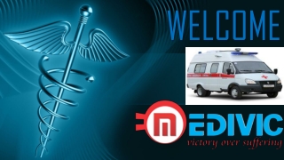 Medically Equipped Ambulance Service in Delhi and Patna by Medivic