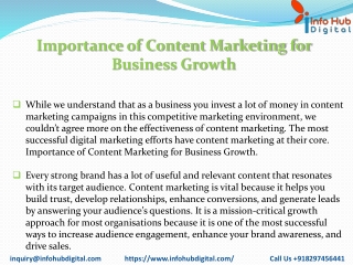 Importance of Content Marketing for Business Growth