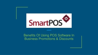 Benefits Of Using POS Software In Business Promotions & Discounts