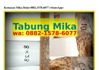 Kemasan Mika Bulat