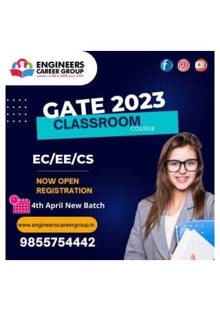 Engineers Career Group Best GATE Coaching In Chandigarh