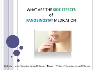 What are the Side effects of Panobinostat