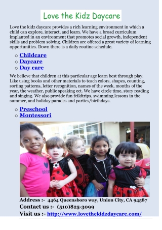 Childcare