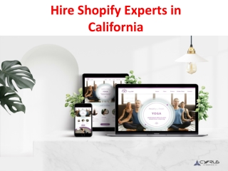 Hire Shopify Experts in California