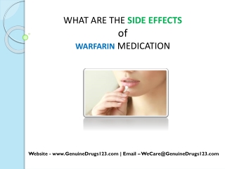 Does warfarin cause body aches