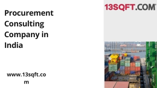 Procurement Consulting Company in India