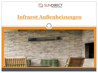 Infrarot Außenheizungen