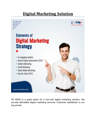 Digital Marketing Solution