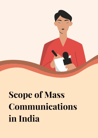 Scope of Mass Communications in India