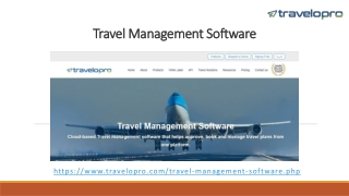 Travel Management Software