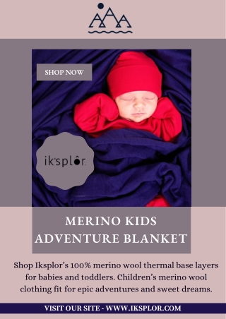 Iksplor  Kids’ Merino Wool Thermal Base Layers