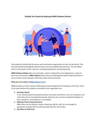 Simplify Your Payroll by Deploying HRMS Software Solution.docx