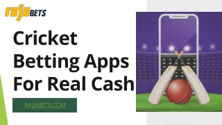 Cricket Betting Apps For Real Cash - RajaBets