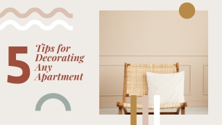 Tips for Decorating Any Apartment